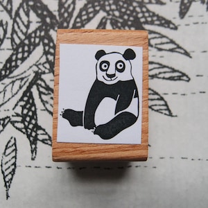 stamp panda bear