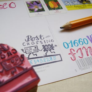 Francobollo "Postcrossing"