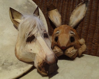 diy rabbit mask etsy