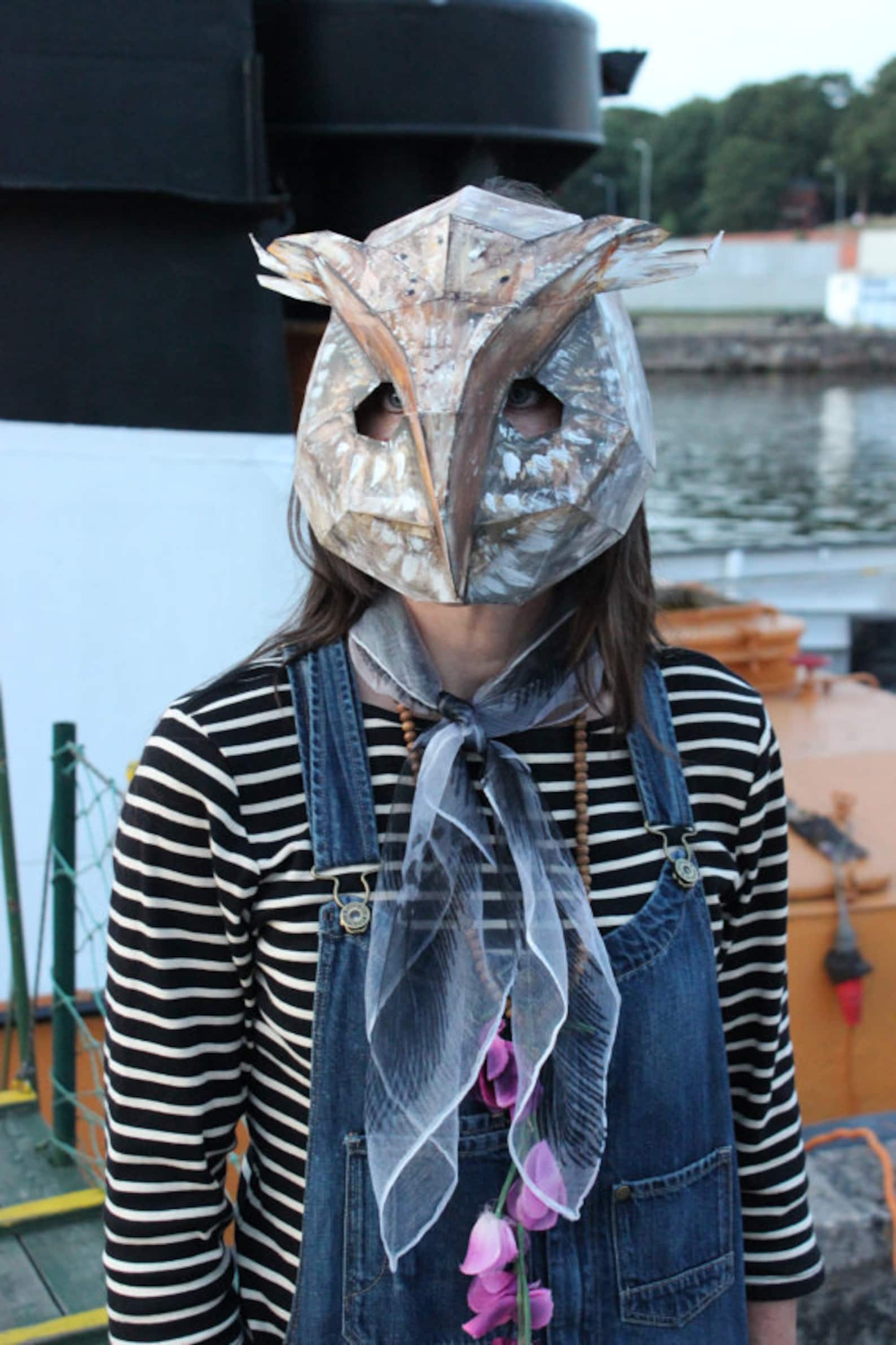 DIY Halloween Mask Make Your Own Owl Mask Bird Mask Rabbit Etsy