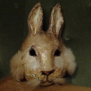 Bunny Mask Peter Rabbit Paper Mache Rabbit Mask Hare Mask Bunny Mask - Etsy