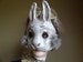 Paper animal masks Paper mache rabbit mask hare mask 