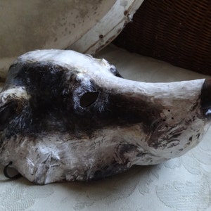 Paper mache Honey badger mask badger costume image 5