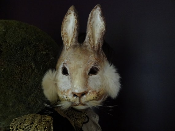 fusie Absoluut avond Bunny Mask Peter Rabbit Paper Mache Rabbit Mask Hare Mask - Etsy