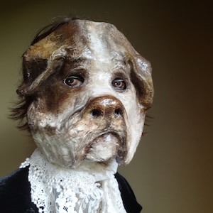 Masque anglais bel d’animal de masque de bouledogue anglais de bouledogue