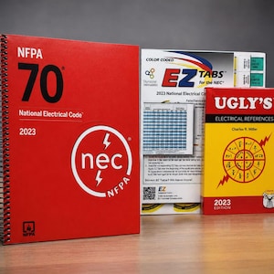 2023 NFPA 70 National Electrical Code (NEC) Spiralbound + EZ Tabs + Ugly's Electrical References 2023 Edition | Complete Electrical Code