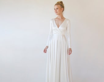 simple plain gown