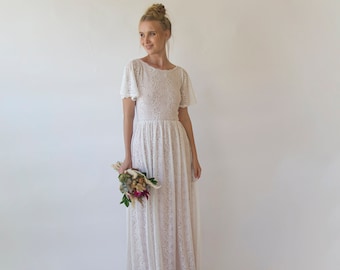 strapless open back dress Elegant Off One Shoulder Wedding Dress with Tulle - Floral Applique Wedding Gown - Open Back Wedding Dress Plus Size