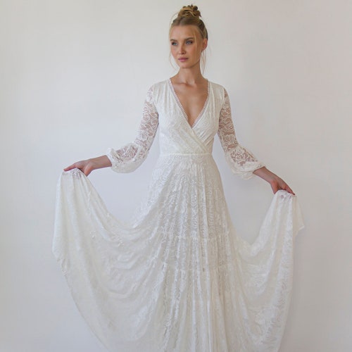 Gipsy Layered Bohemian Skirt Maxi Lace Wedding Dress Wrap - Etsy