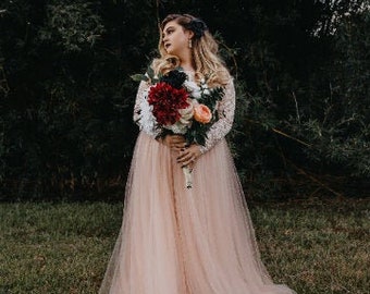 blush dresses for wedding