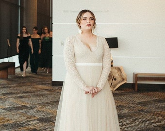 etsy plus size wedding dress - 51% OFF 