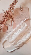 Custom made bridal face mask , Wedding Face Mask, Lace Mask product logo