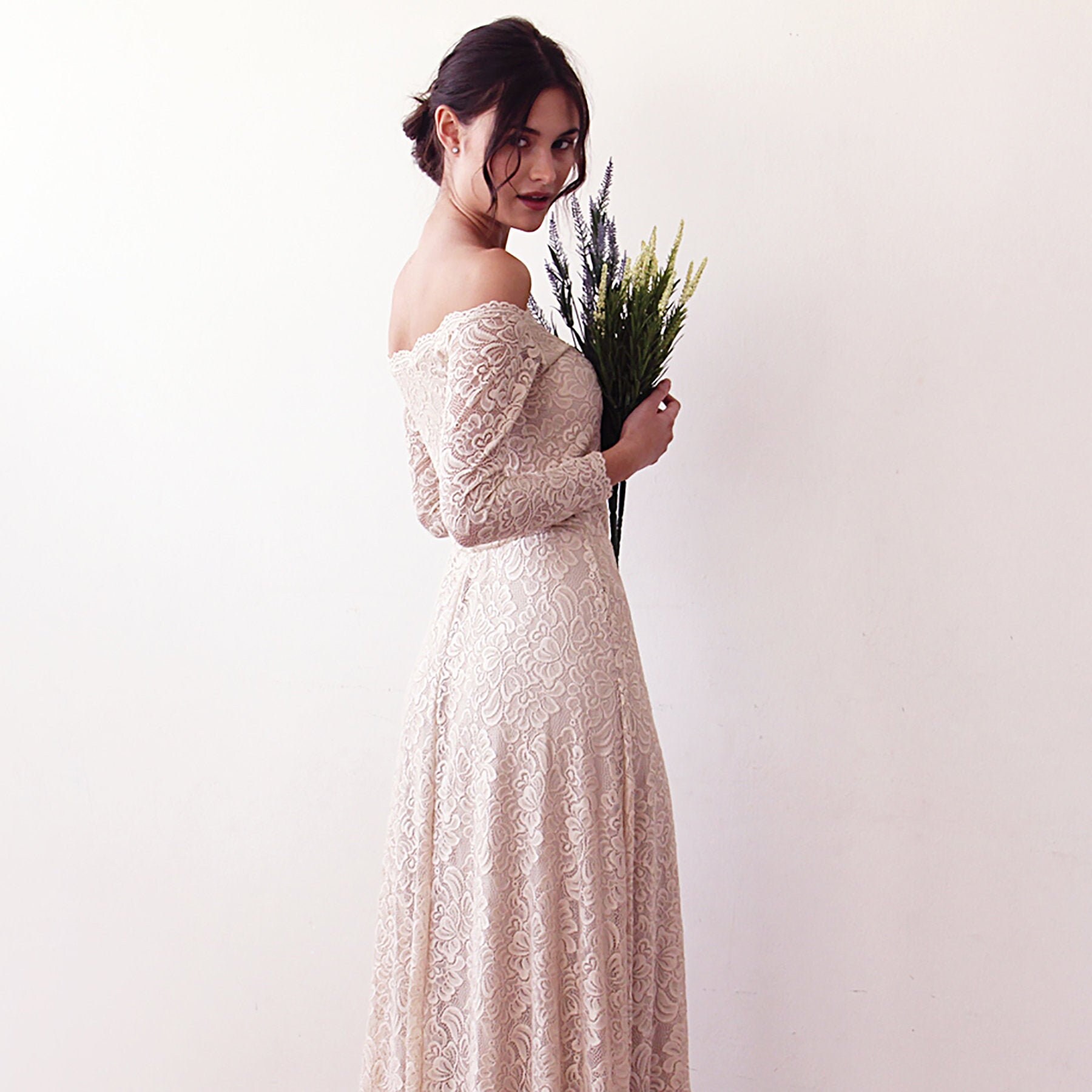 Champagne Maternity Bridesmaid Dress - Etsy