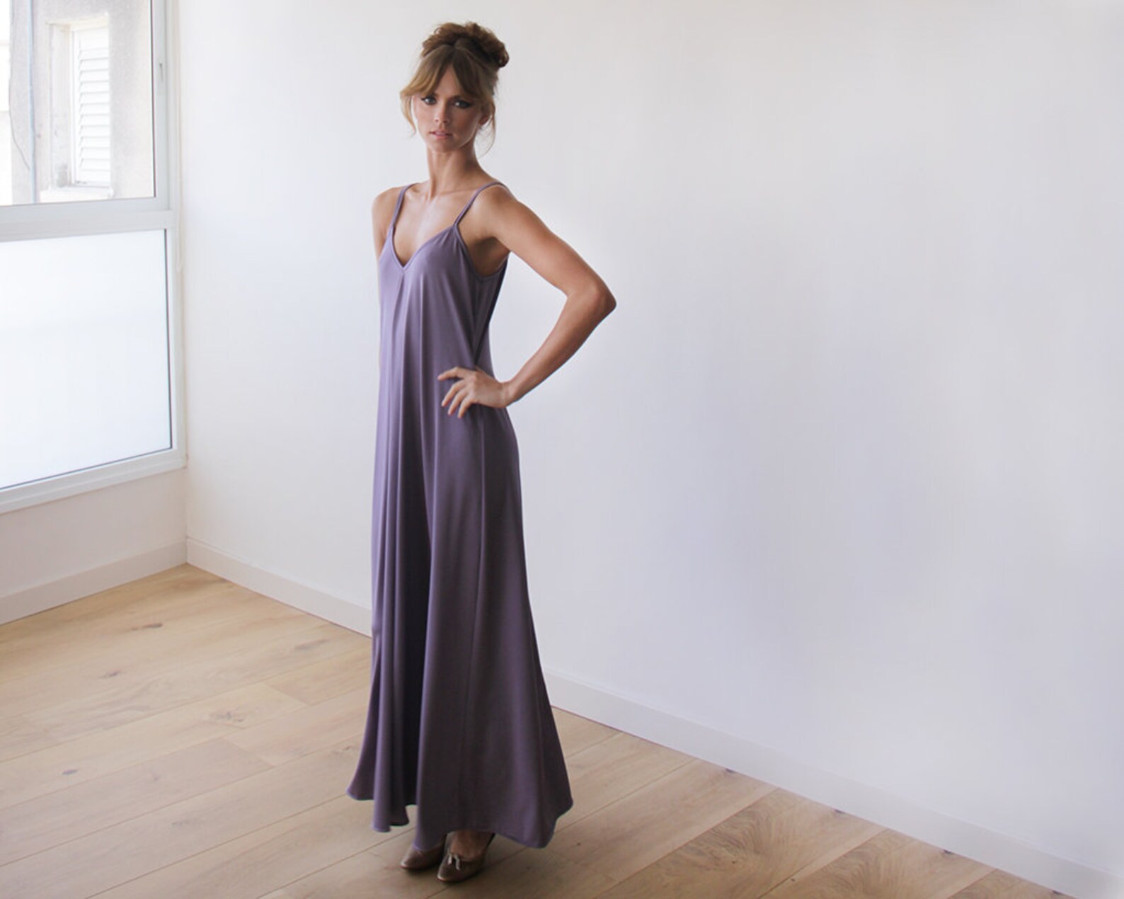 Yana Maxi Dress - Bordeaux Velvet