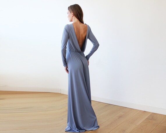 open back maxi dress