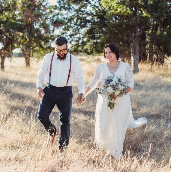 Bestseller Curvy Wrap Ivory Wedding Dress 1124 Etsy