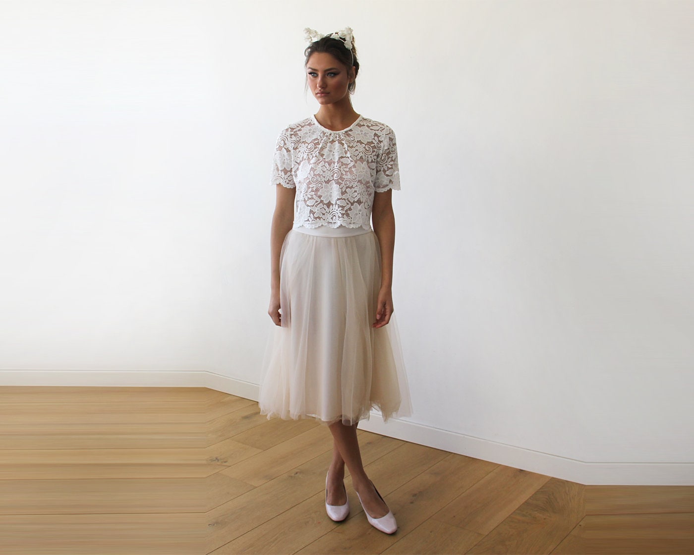 chinese dress ladies Ivory Mini Dress main image 1