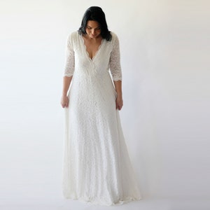 Bestseller Curvy Wrap Ivory wedding dress 1124 image 6