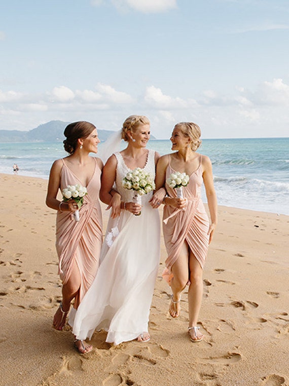 etsy wrap dress bridesmaid