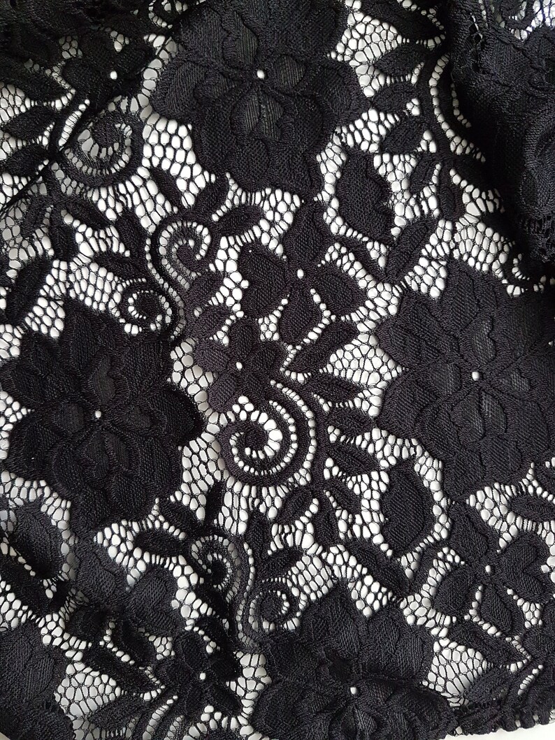 Black Maxi , Off-the-shoulder Maxi Dress, , Floral Lace Dress 1119 image 8