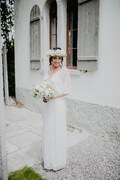 Bestseller Ivory Boho Wedding Dress #1417 product logo