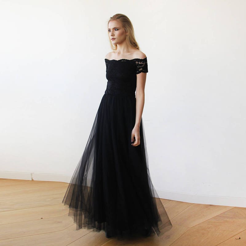 Lace Panel Maxi Dress