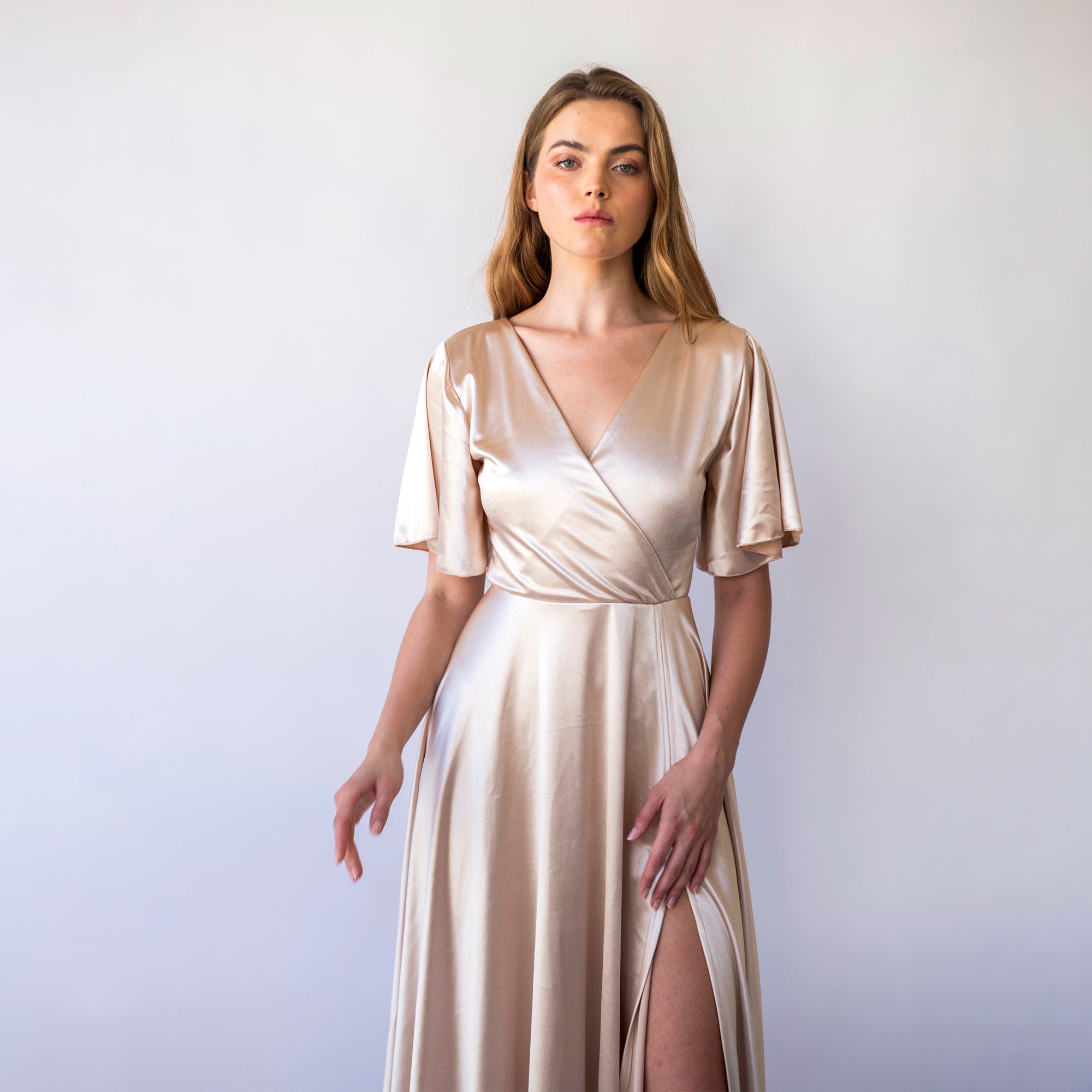 shape satin wrap dress The Magic Shape: Why the Wrap Dress Belongs in Every Closet The Dress Outlet