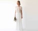 Ivory Wedding Dress Separates, Two Piece Bridal Gowns #1251 