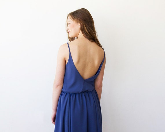 SALE PRICE Last in Stock : Chiffon Meshblue Open Back Top - Etsy