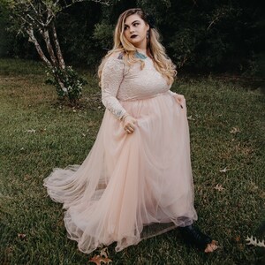 Vestido de novia con curvas y rubor superventas n.° 1162 imagen 2