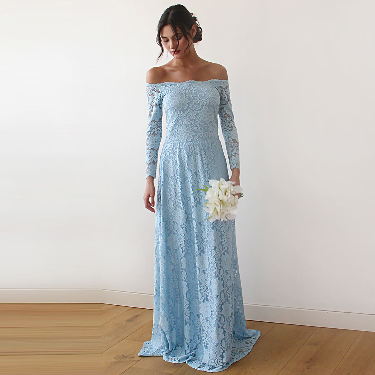 dresses with flare sleeves Stretchable Ruffled Sleeve Fit & Dress Best red carpet looks disney Size:16-18 (US) * XL/50 (EU)