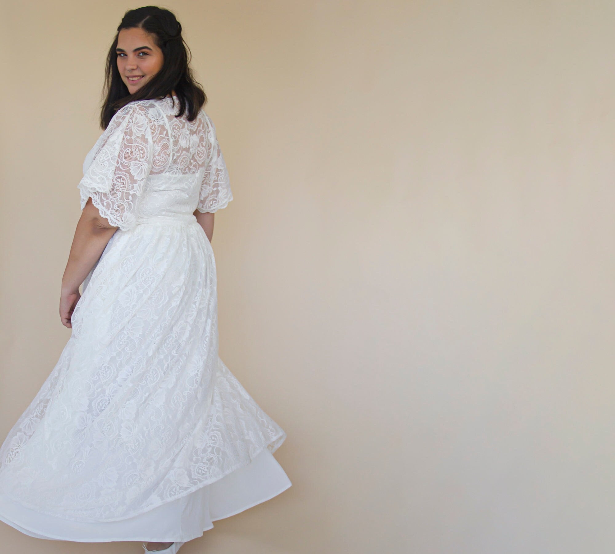 Wedding Dress Separates Two-Piece Bridal Lace Gowns Wedding Dress Separates Two-Piece Bridal Lace Gowns