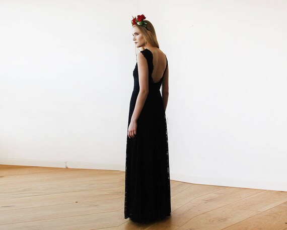 slim fit dress slacks Priscilla Laced Back Floral Maxi Dress