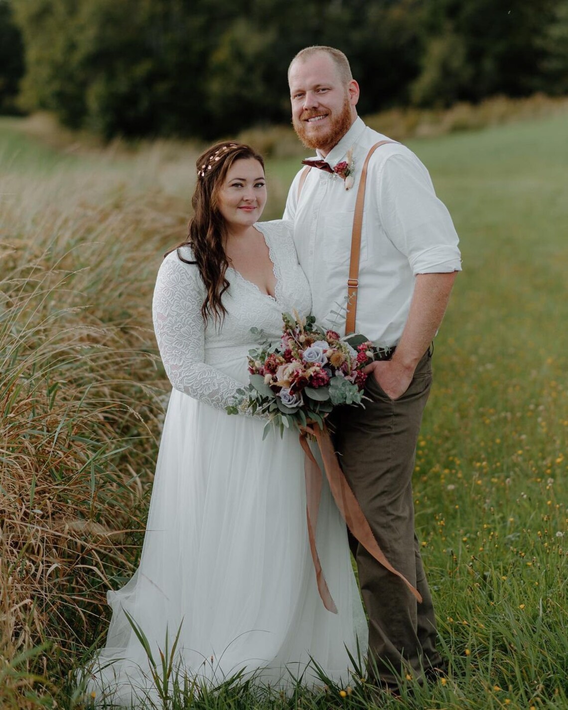 Curvy Ivory Wedding Dress 1125 image 4