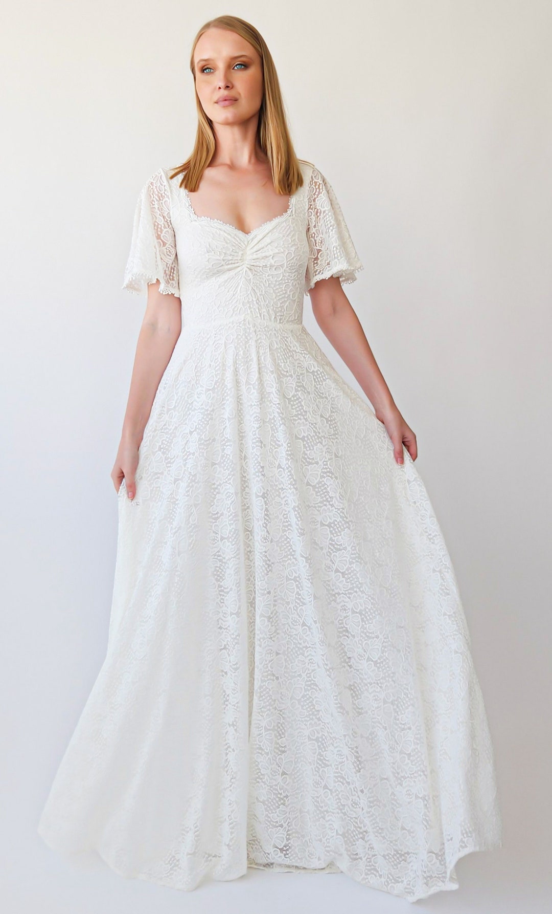 the Virgins  lace flare pt  ivory