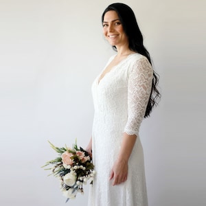 Bestseller Curvy Wrap Ivory wedding dress 1124 image 8