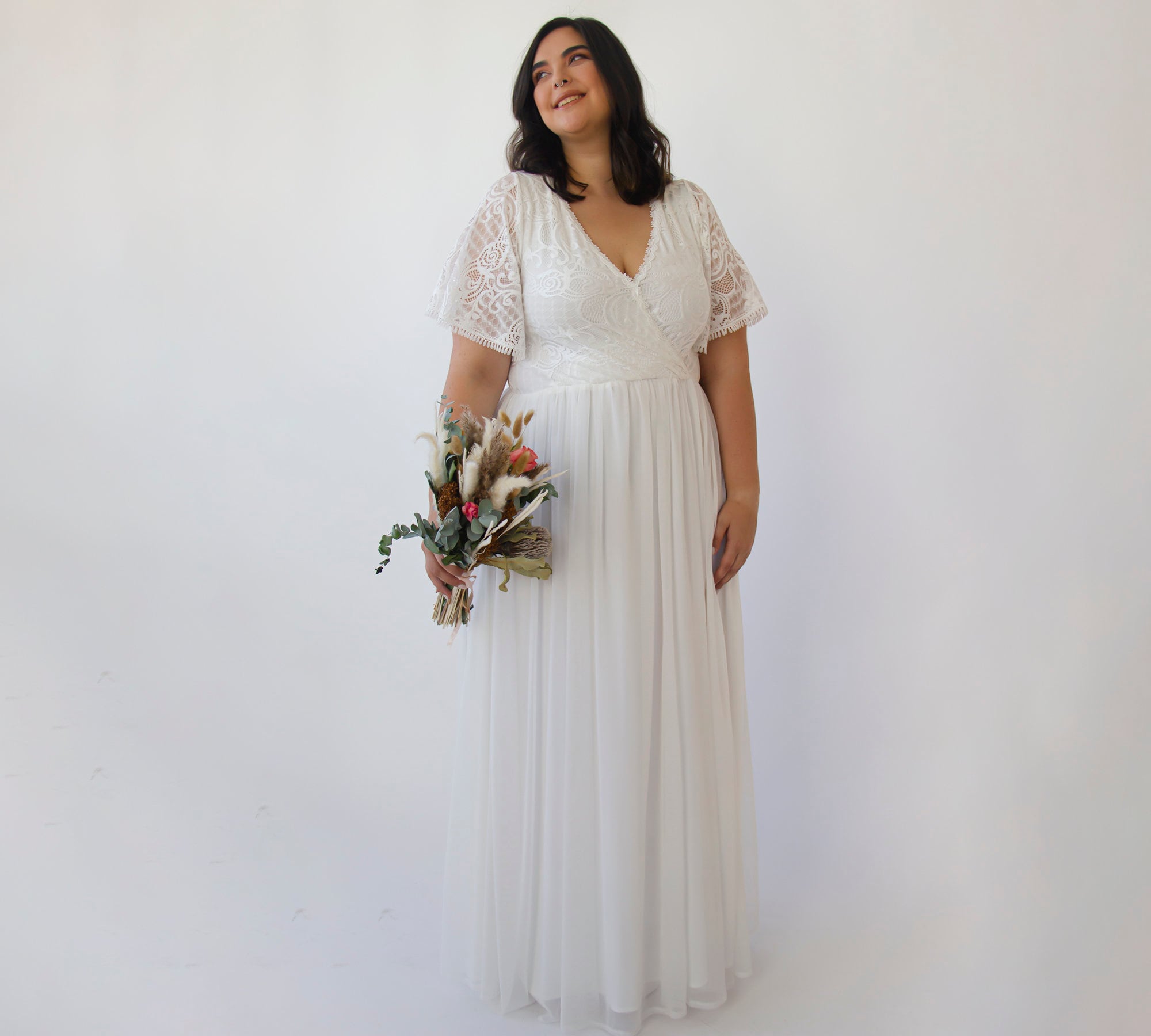 bohemian bridesmaid dresses plus size
