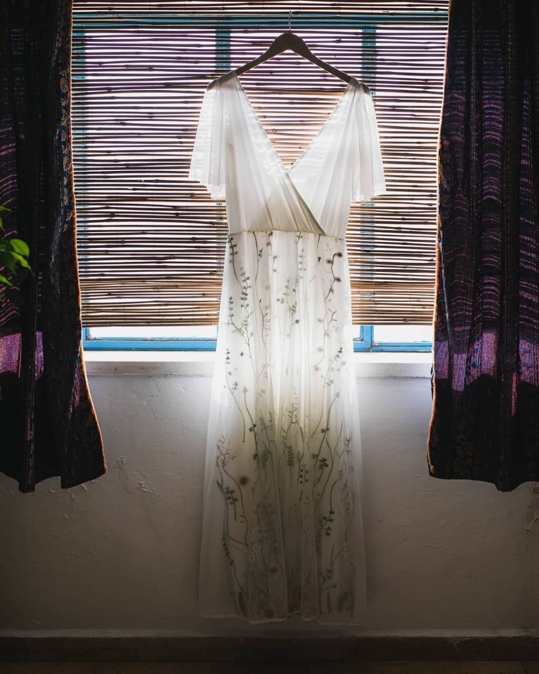 Floral Embroidered White Dress