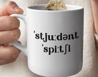 International Phonetic Alphabet Mug – Student Speechie IPA Coffee Cup