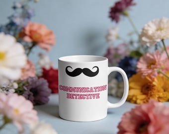 Communication Detective mug for Speech and Language Therapists