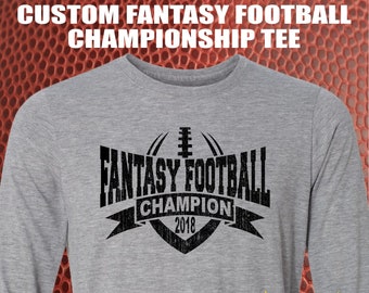 2018 fantasy hotsell football champion shirt