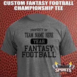Camiseta personalizada para propietarios y comisionados de equipos de Fantasy Football. imagen 1