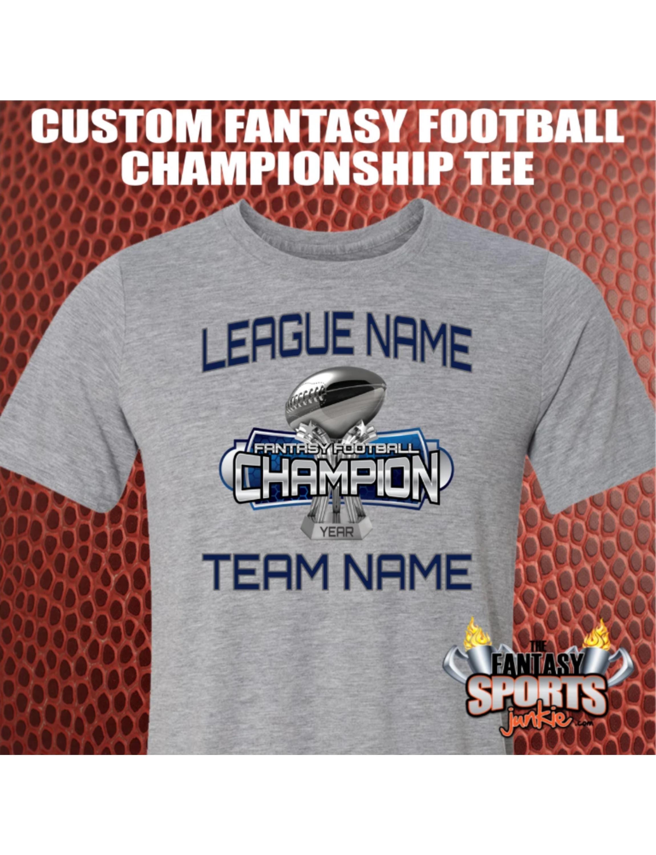 Fantasy Football Champion Shirt Custom Personalized Championship W