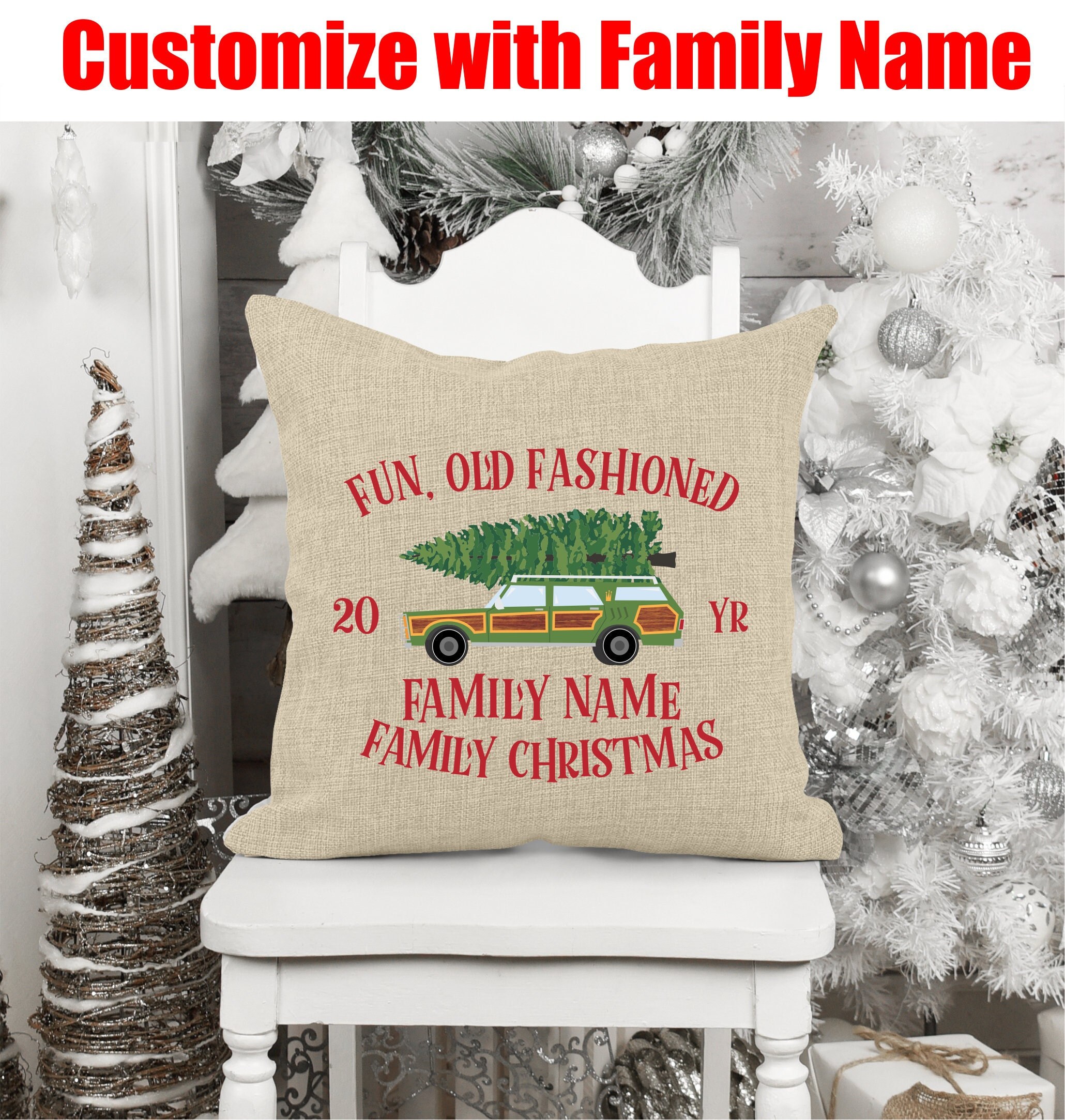 Christmas Vacation Pillow Etsy