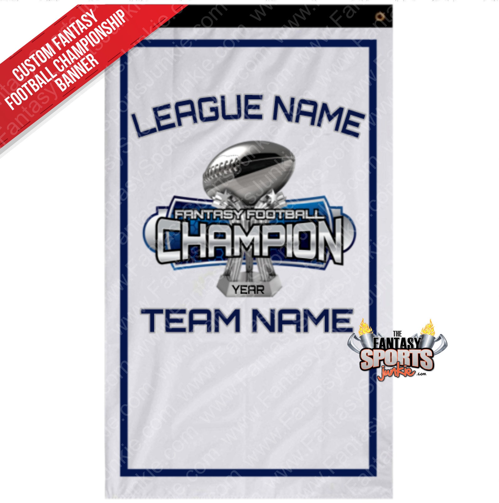 Fantasy Football Champion Banner Custom Custom Personalized | Etsy
