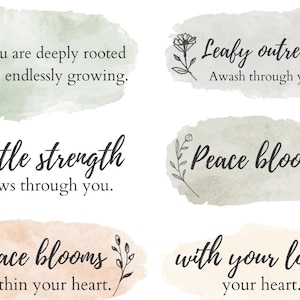 Cartes d'affirmation téléchargeables