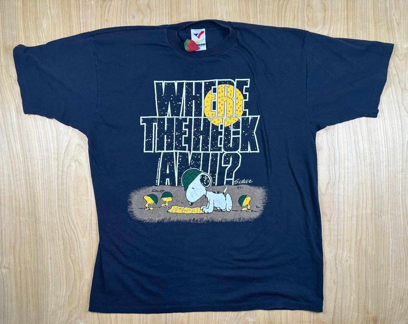 Snoopy Single Stitch Tshirt - Etsy