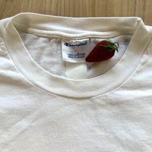 Vintage University of North Carolina tar heels Champion T Shirt size Large white image 5