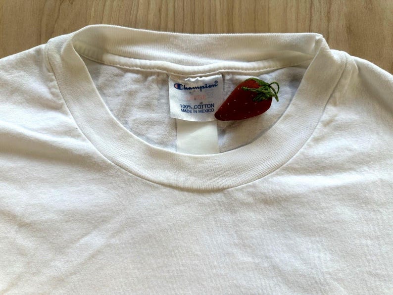 Vintage University of North Carolina tar heels Champion T Shirt size Large white image 5