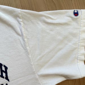 Vintage University of North Carolina tar heels Champion T Shirt size Large white image 4